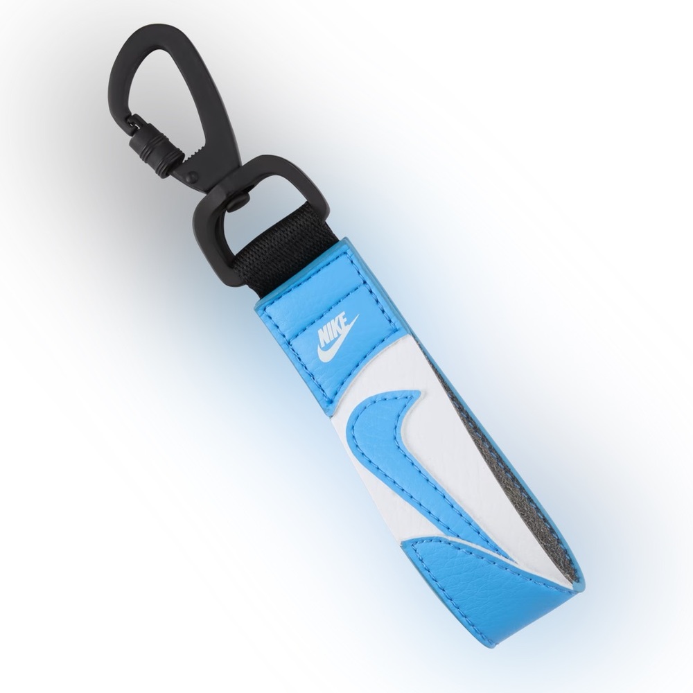 Nike Blue and White Kids Keychain
